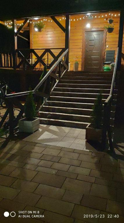 Wejście nocą - Sosnowa Polana Białowieża